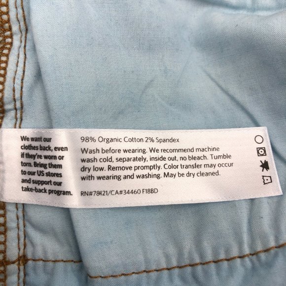 Eileen Fisher Soft Denim Raw-Edge Ankle Jeans - Picture 7 of 7